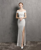 【7色】ロングドレス 高品質 キラキラ ナイトドレス 宴会 美足効果 演奏会 XH2-YEY18355#