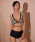 ビキニ セクシー 水着 モノキニ ホルターネック ビーチ 旅行 XH7-JX24A706JX28