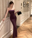 ロングドレス キラキラ 2way ホルターネック セクシー 宴会 パーティー ナイトクラブ ベアトップ XH2-ZED886193DXH343A