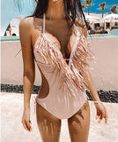 水着 ビキニ セクシー 背露出 海辺 INS話題 おしゃれ モノキニ XH7-DP-A19961