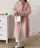 【4色】カシミヤ コート チェスターコート 高品質 オーバーサイズ ウール XH2-ZDM2309