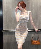 キャバドレス セクシー タイトドレス おしゃれ 着瘦せ XH2-ZED8885078KK111