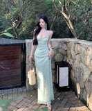 ロングドレス キラキラ キャバドレス パーティードレス ナイトクラブ 宴会 キャバクラ XH2-CD3-141-25110630