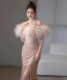 ナイトドレス 宴会 ロングドレス キラキラ お姫様 ふわふわ 誕生日 パーティー 演奏会 XH2-MBYD-ltao720921670983