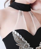 ロングドレス 宴会 ナイトクラブ キラキラ パーティードレス 透明感 肌見せ レース ゴージャス XH2-HX195