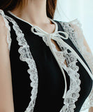 ミニドレス キャバドレス レース 大人可愛い フリル 気質 エレガント XH2-MLS271