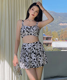 ビキニ 水着 モノキニ 花柄 清楚感 セクシー フリル XH7-SY-B33