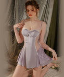 【2色】ルームウェア パジャマ セクシー ルームウェア パッド付き 肌見せ XH8-GR3419