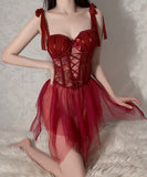 2色 ベビードール ルームウエア パジャマ 透け感 セクシー XH8-CSFS185#