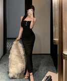 ロングドレス ベアトップ キャバドレス パーティー セクシー キラキラ キャバクラ XH2-XKD-D342-892-Nov13