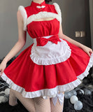 【3点セット】クリスマ 大人可愛い セクシー サンタ服 コスプレ レース リボン XH2-LZ2816