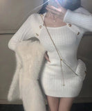 【4色】ミニドレスセクシー秋新作通勤エレガント気質タイトドレスXH2-ZED880397E325