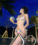 ビキニ モノキニ 水着 セクシー モノキニ 花柄 インスタ話題 温泉 XH7-GM-adn023