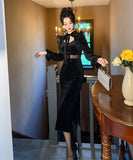 手作り 膝丈ドレス partyドレス チュール 真珠 エレガント 宴会 マーメイドドレス XH2-JY30694