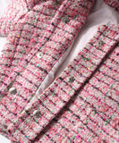 【上下セット】セレブ風スーツ ミニドレス 高級感 キラキラ 気質大人可愛い 同伴 エレガントXH2-LML03936