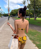 ビキニ 水着 ホルターネック 三角ビキニ モノキニ 大人可愛い セクシー 旅行 温泉 ビーチ 海 XH7-DP-A19976