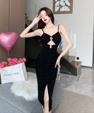 膝丈ドレス キャバドレス 谷間魅せ 指名 セクシー タイトドレス XH2-LQE8526H450