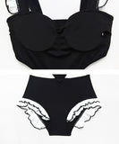 ビキニ 水着 モノキニ 体型カバー ホルターネック セクシー 温泉 ビーチ 海 着痩せ 気質 タンキニ XH7-CF-XI2508