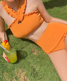 ビキニ セクシー 水着 モノキニ 鮮やか 大人可愛い プール 海 XH7-DP-A18211