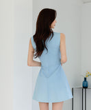 minidress キャバドレス Aライン ガーリー Vネック Sweet 通勤 XH2-ZED885922A71