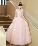 手作り バースデーロングドレス 宴会 パーティー 演奏会 ベアトップ フラワー キラキラ XH2-MBYD-ltao776018509615