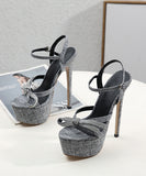 ハイヒール 美足効果 リボン セクシー 宴会 エレガント 気質 大人可愛い XH5-XL-MY-9966-216