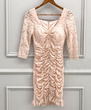 ミニドレス レース キャバドレス エレガント 谷間見せ おしゃれ XH2-ZED883930A71