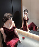 ロングドレス ワンーショルダー マーメイドドレス エレガント 宴会 キャバドレス パーティー XH2-CD2-751-60230550