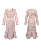 手作り ツイードドレス セレブ風 高級感 キラキラ エレガント 着痩せ 気質 韓国っぽ XH2-JY50696