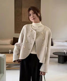 【2色】カシミヤ コート 高品質 手作り かわいい 新作 ゴージャス XH2-ZDM2303