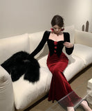 ロングドレスキャバドレスマーメイドセクシーパーティーフラワーエレガント気質XH2-ZED886311DXH348A