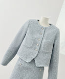 【上下セット】ミニドレス セレブ風 高級感 秋冬 エレガント 着痩せ 気質 韓国っぽ XH2-MYK0518