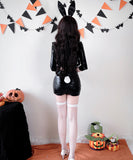 【5点セット】ハロウィン コスプレ セクシー バニーガール 可愛い 肌見せ XH2-XJ1725