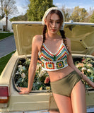 ビキニ セクシー 水着 モノキニ ホルターネック ビーチ 旅行 XH7-GM028