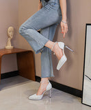 【3色】エレガント真珠セクシー美足効果 ナイトクラブ コーデ万能 10.5cm　XH5-DLXL968-2