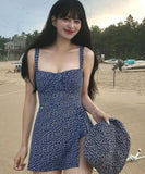 【3色】水着 ビキニ モノキニ かわいい ワンピース 体型カバー 温泉 SNS話題 XH7-FH-WEI