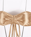 ビキニ セクシー 水着 モノキニ ビーチ HOT GIRL ゴールデン 三角ビキニ XH7-DP-A30980