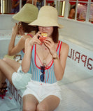 bikini 水着 モノキニ セクシー リボン 大人可愛い タンキニ 旅行 温泉 ビーチ 海 XH7-YQ-HH5X8YMLL