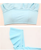 ビキニ 水着 セクシー フリル モノキニ 大人可愛い SNS話題 旅行 温泉 ビーチ 海 XH7-CF-XI2515