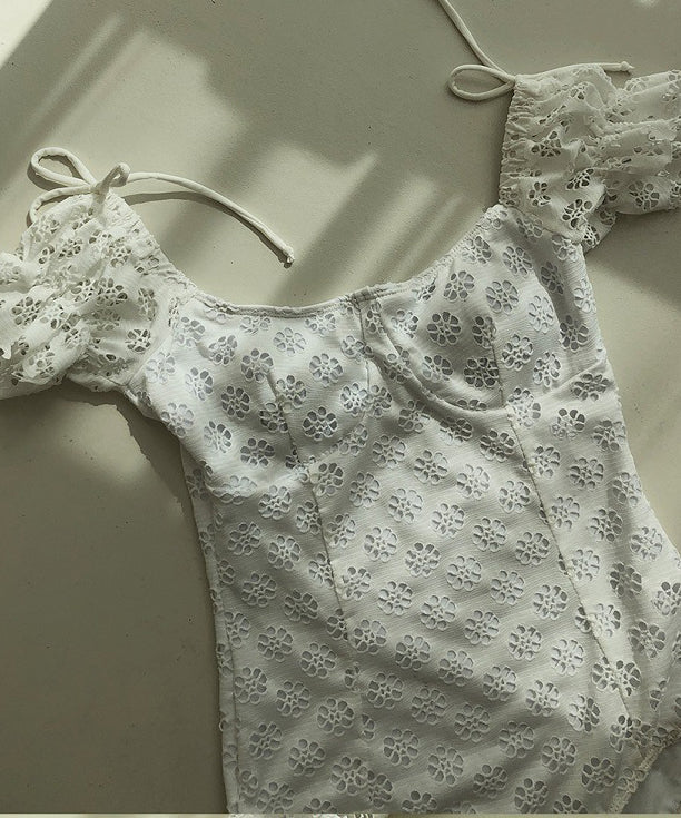 【2点セット】水着ビキニワンピースAライン体型カバー露出控え着痩せ気質フラワーカワセクシー XH7-DP-A21807