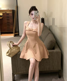 ミニドレス Aライン キャバドレス 大人可愛い セクシー 宴会 パーティードレス リボン 着痩せ 気質XH2-XKD-D200-8102-Jun7