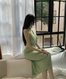 【2色】膝丈ドレス オフショルダー フリル チャイナドレス エレガント 着痩せ セクシー YH2-DD6491