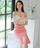 膝丈ドレス キャバドレス エレガント 気質 結婚式 二次会 Sweet タイトドレス XH2-ZED888011BH506