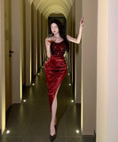 ロングドレス キラキラ ゴージャス パーティー ナイトクラブ XH2-LQE5343H449