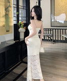 ロングドレス マーメイド レース エレガント カワセクシー 気質 着痩せ XH2-CD7-453-7930680