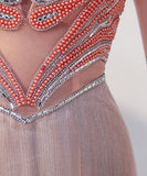 ロングドレス 宴会 二次会 パーティードレス 透明感 肌見せ レース ゴージャス XH2-HX12