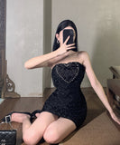 ミニドレス キャバドレス セクシー ベアトップ chic ナイトクラブ Party XH2-LQE5357H449