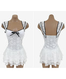 水着 モノキニ ビキニ ワンピース フリル レース 着痩せ 気質 温泉 ビーチ 海 露出控え カワセクシー XH7-CF-WX3130