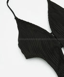 ビキニ 温泉 セクシー 谷間魅せ リボン 水着 モノキニ XH7-JX249028JX28