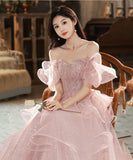 手作り バースデーロングドレス 宴会 パーティー 演奏会 ベアトップ キラキラ XH2-MBYD-A23-11